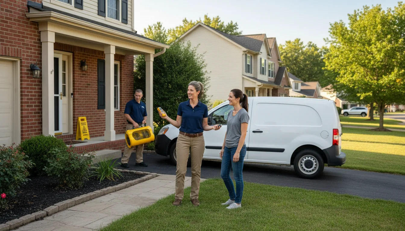 Residential water damage restoration in Glen Allan, MS